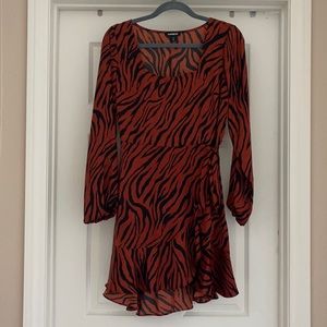 Express Zebra print dress